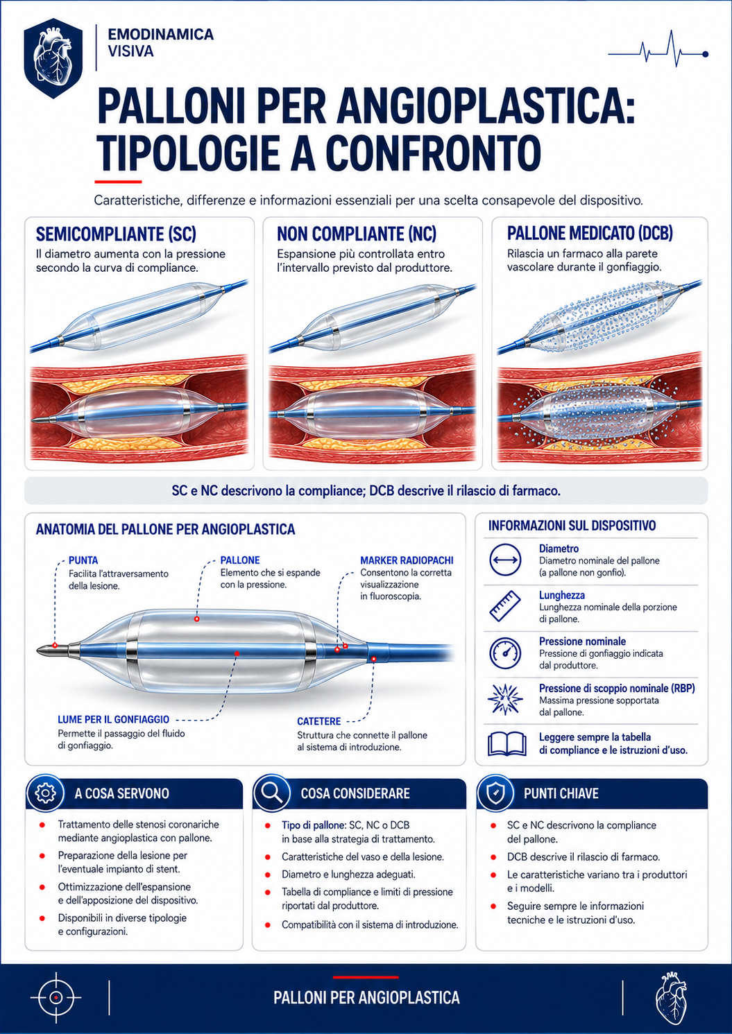 Palloni per angioplastica: tipologie a confronto